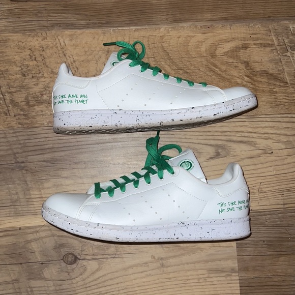 Adidas: Stan Smith Primegreen Sustainable Vegan Sneakers - Picture 9 of 11